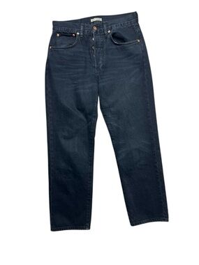 Hey Gang Women’s Black Button Fly Jeans Size 24 fits 30x27 NWOT